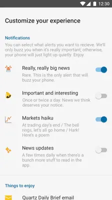 Quartz android App screenshot 4